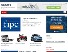 Tablet Screenshot of fipetabela.com